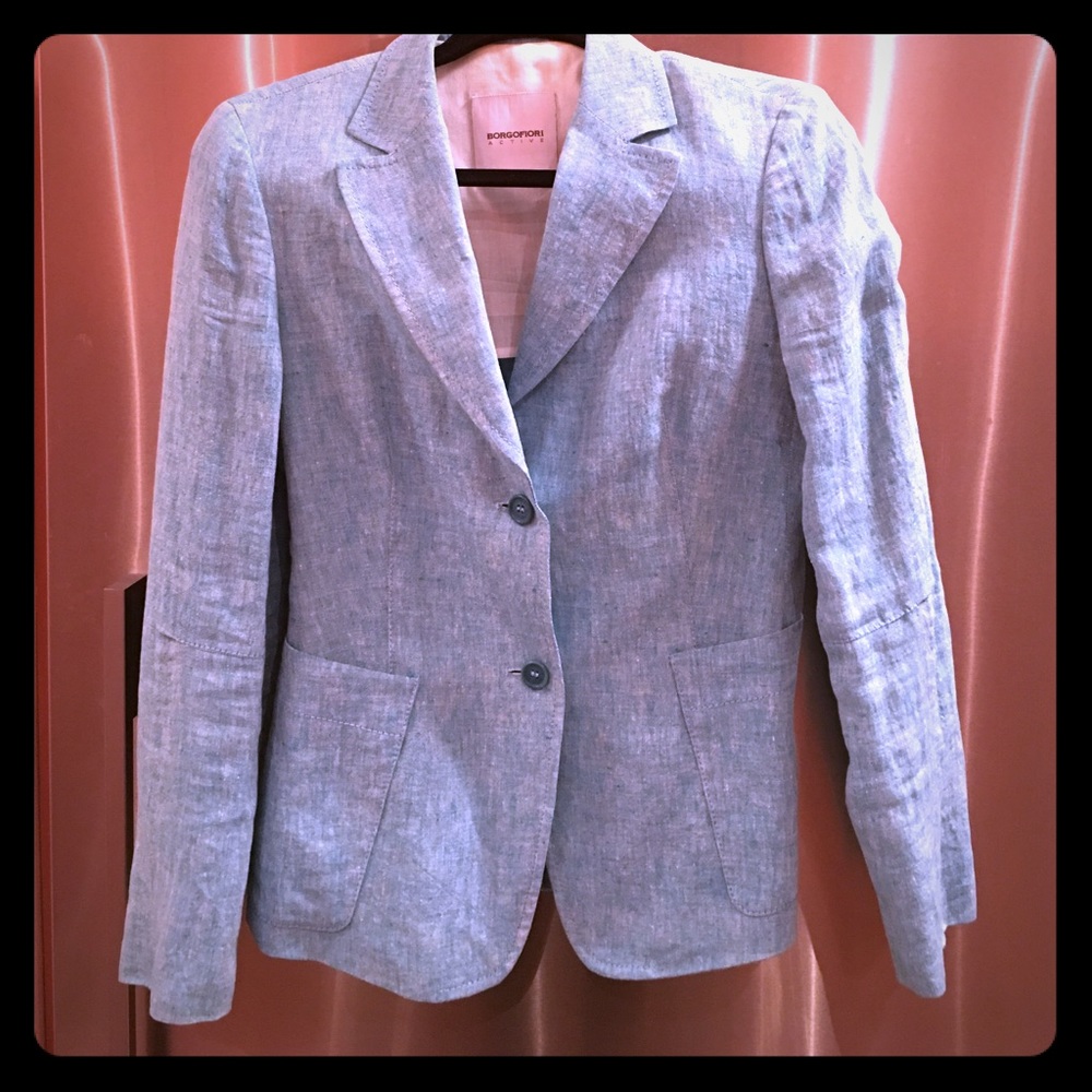 Borgofiori Linen Blazer